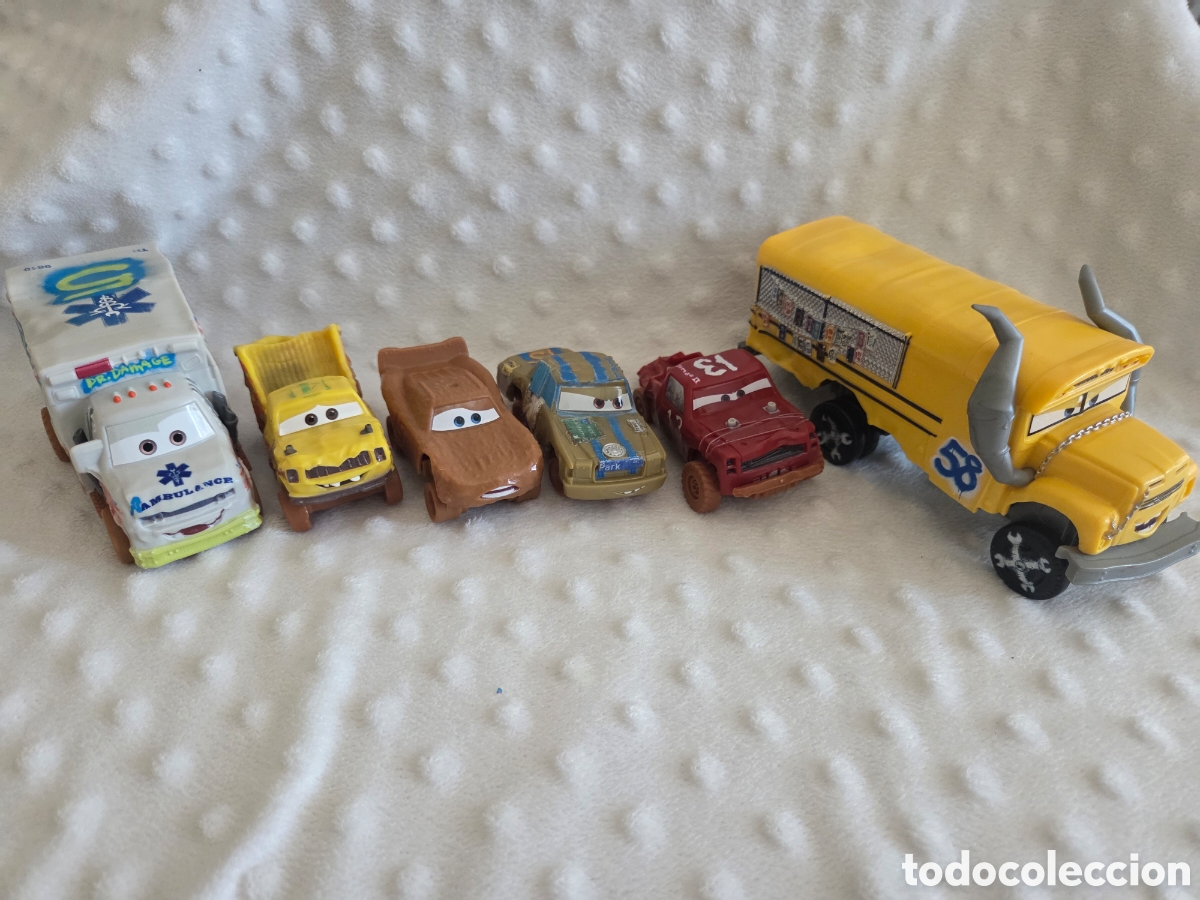 Coches a escala: Lote 6 Coches cars pista de demolicion thunder hollow coches locos