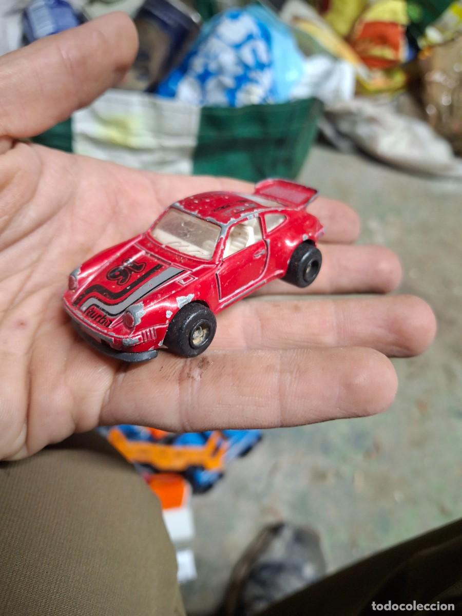 Coches a escala: Antiguo coche maqueta Porsche 911 Turbo 1/75 Maorette 209