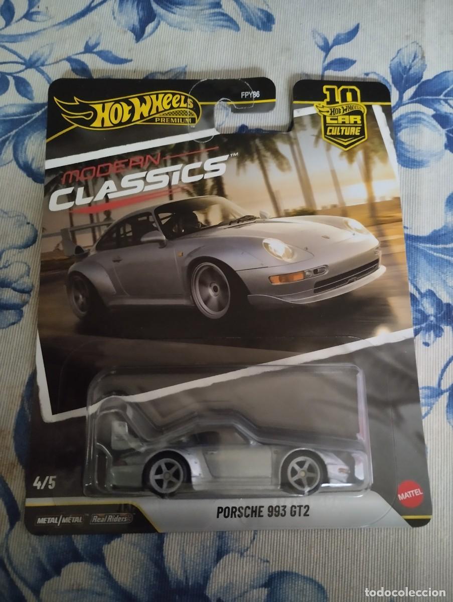 Coches a escala: Hot wheels premium Porsche 993 gt2