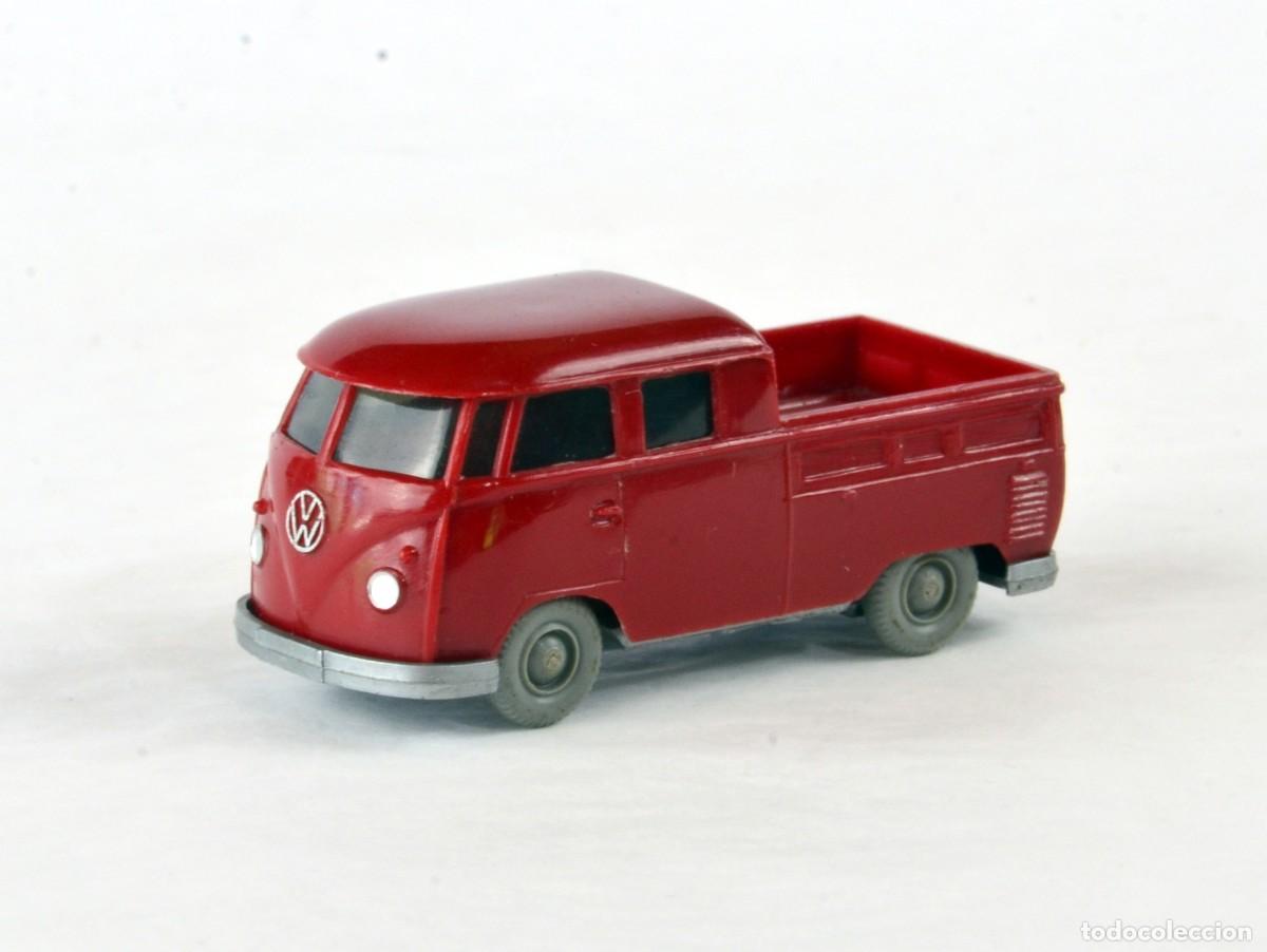 Coches a escala: Wiking Escala 1:87 H0 Antiguo VW Volkswagen T1 b Camioneta Cabina Doble, 1961 - 1965