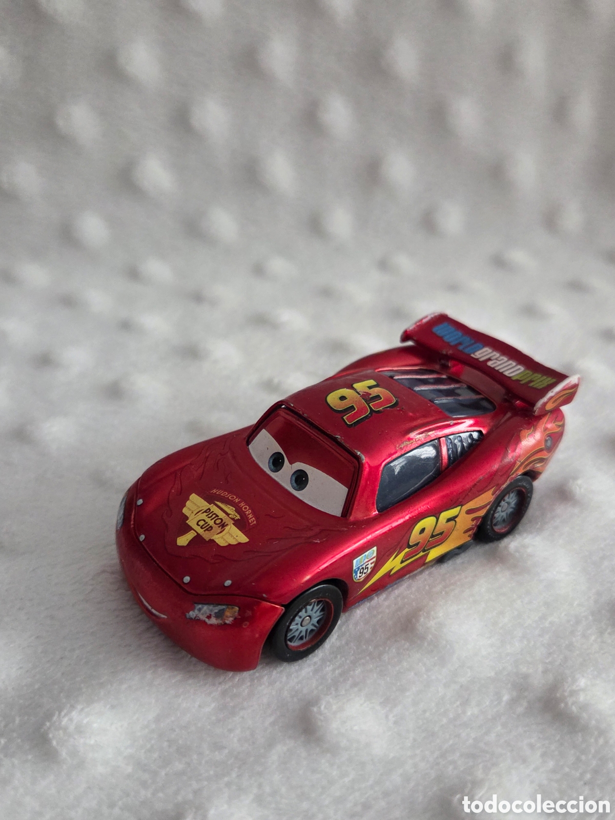 Coches a escala: Coche cars disney pixar rayo mcqueen metalizado toys r us