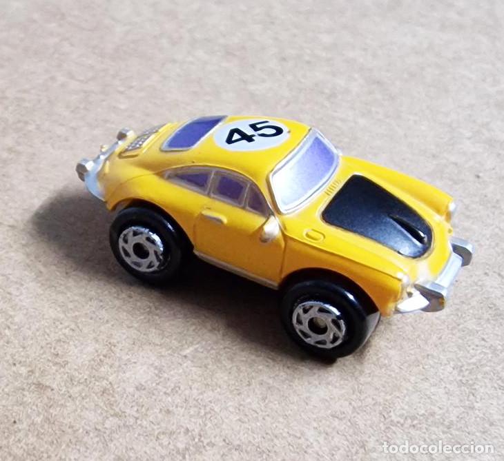 Coches a escala: Coche MICRO MACHINES Amarillo Dorsal 45 - GALOOB 1988 Original - Vintage Miniatura Colecci&oacute;n