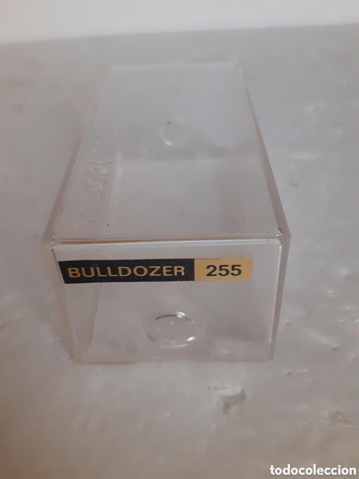 Coches a escala: MAJORETTE CAJA VACIA REF 255 BULLDOZER - Foto 1