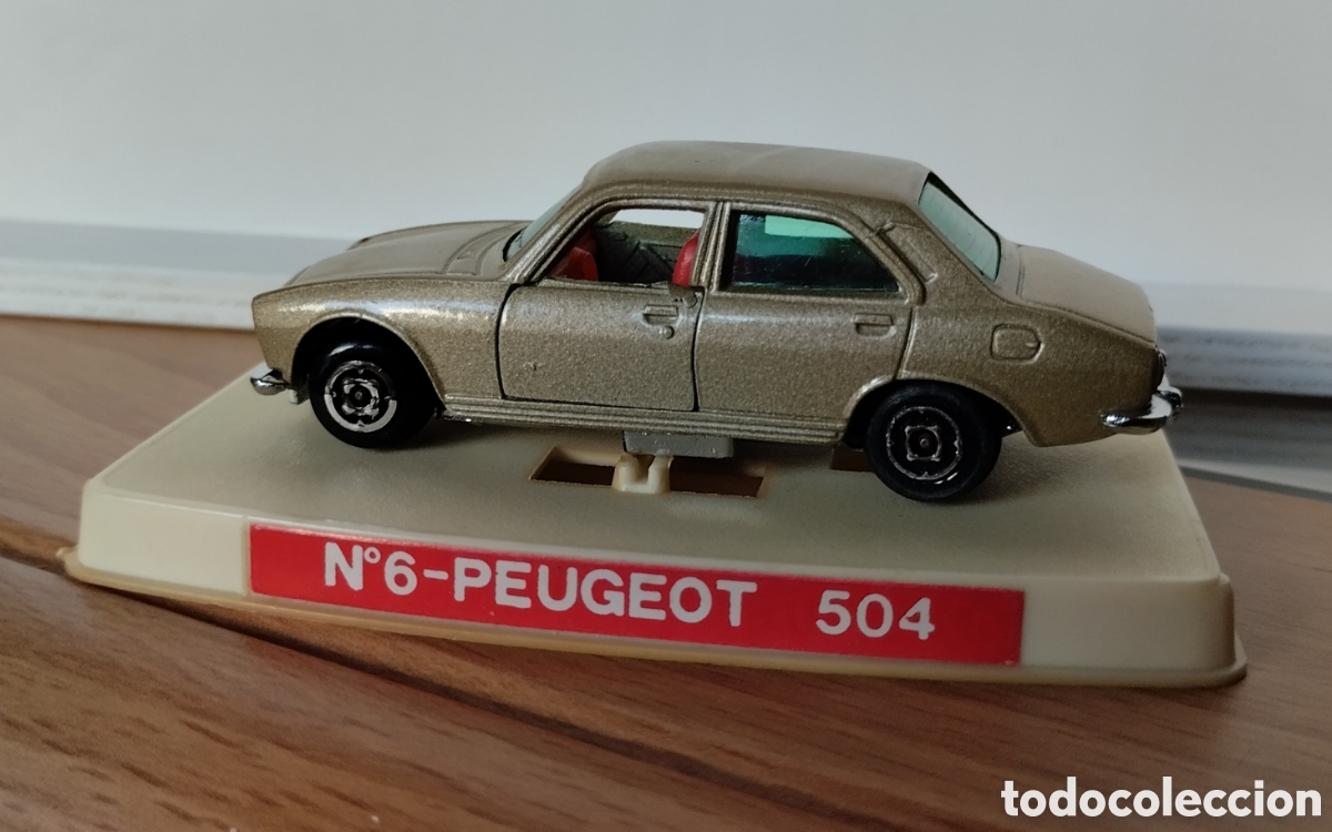 Coches a escala: Miniatura Peugeot 504 Guisval, con caja