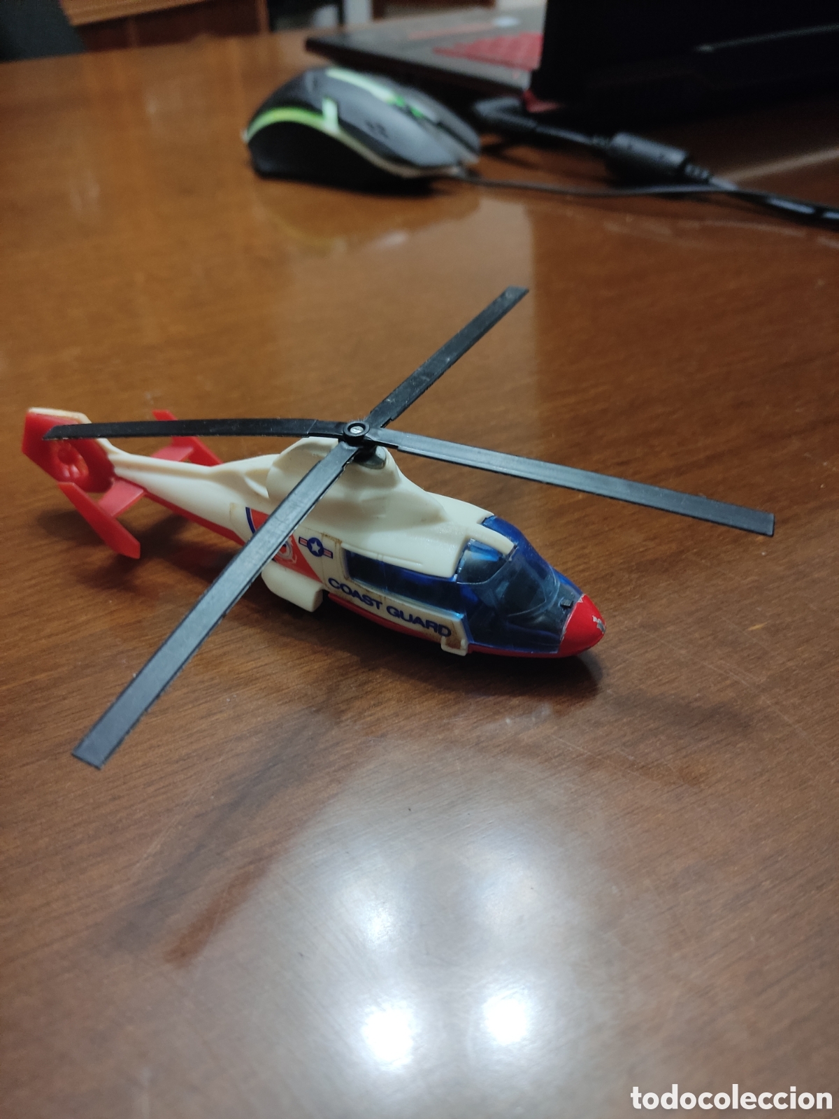 Coches a escala: Majorette Helic&oacute;ptero dauphin 2 n&deg; 322 escala 1:87