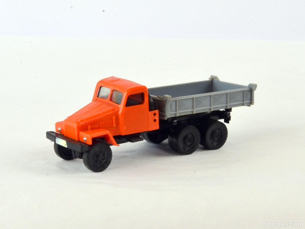 Coches a escala: Espewe Escala 1:87 H0 Cami&oacute;n IFA G5 Volquete Original RDA DDR