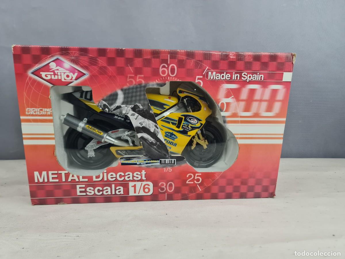 Coches a escala: Moto Suzuki GSX - Guiloy Escala 1/6 - Metal Diecast - Precintada - Made in Spain