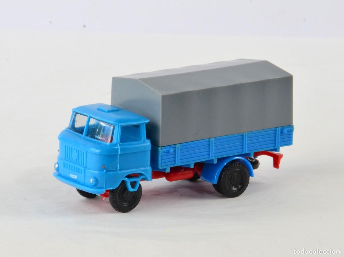 Coches a escala: Espewe Escala 1:87 H0 1030 Cami&oacute;n IFA W50 con Lona Original RDA DDR