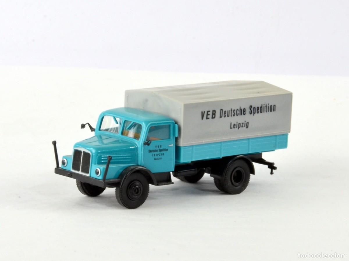 Coches a escala: Brekina Escala 1:87 H0 IFA S4000 VEB Deutsche Spedition
