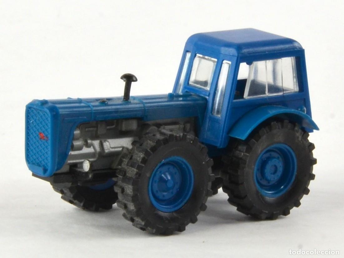 Coches a escala: Espewe Permot Escala 1:87 H0 Tractor D4K Orginal RDA / DDR Azul