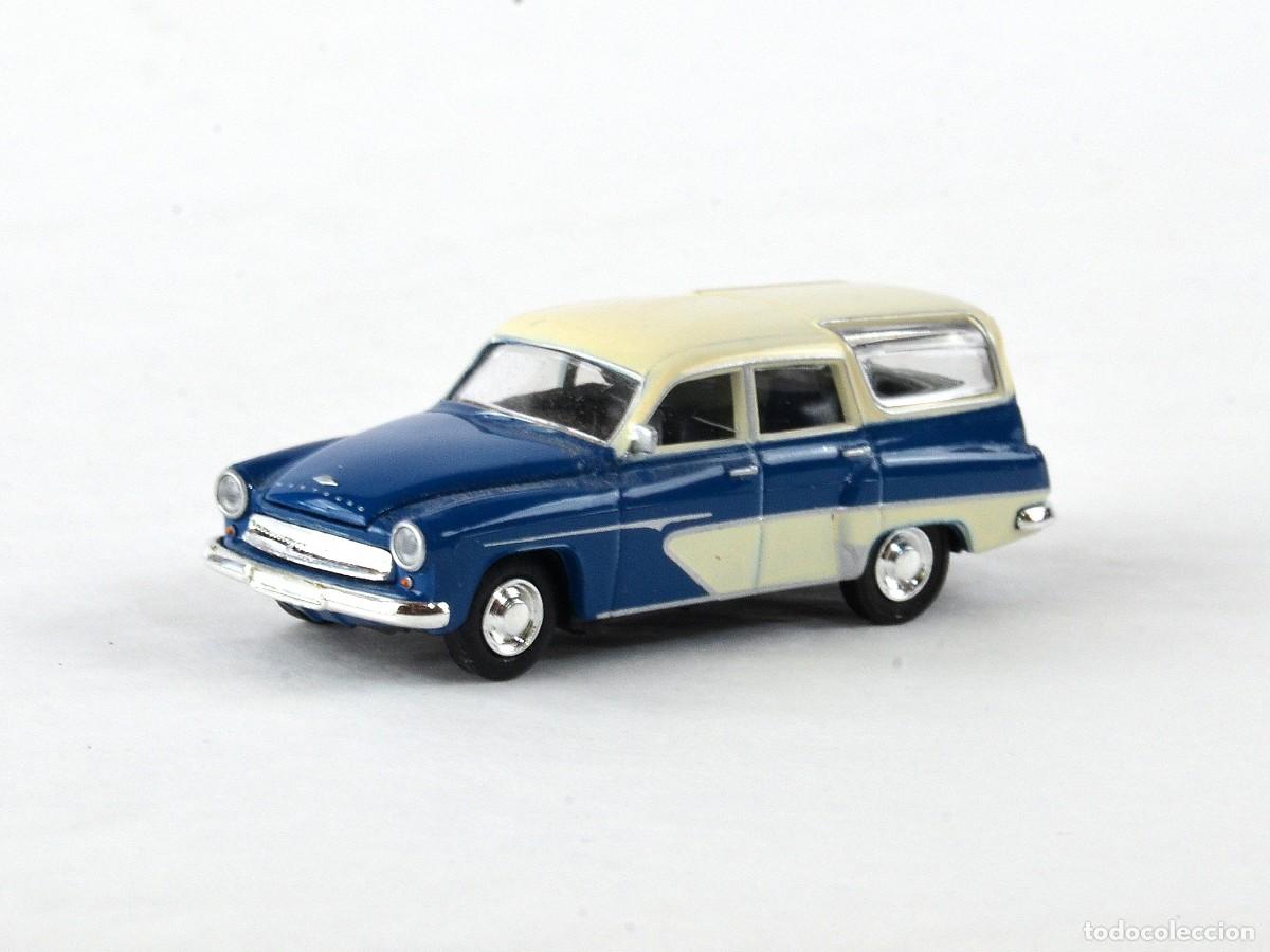Coches a escala: Brekina Escala 1:87 H0 Wartburg 311 Camping Azul Impecable con Caja