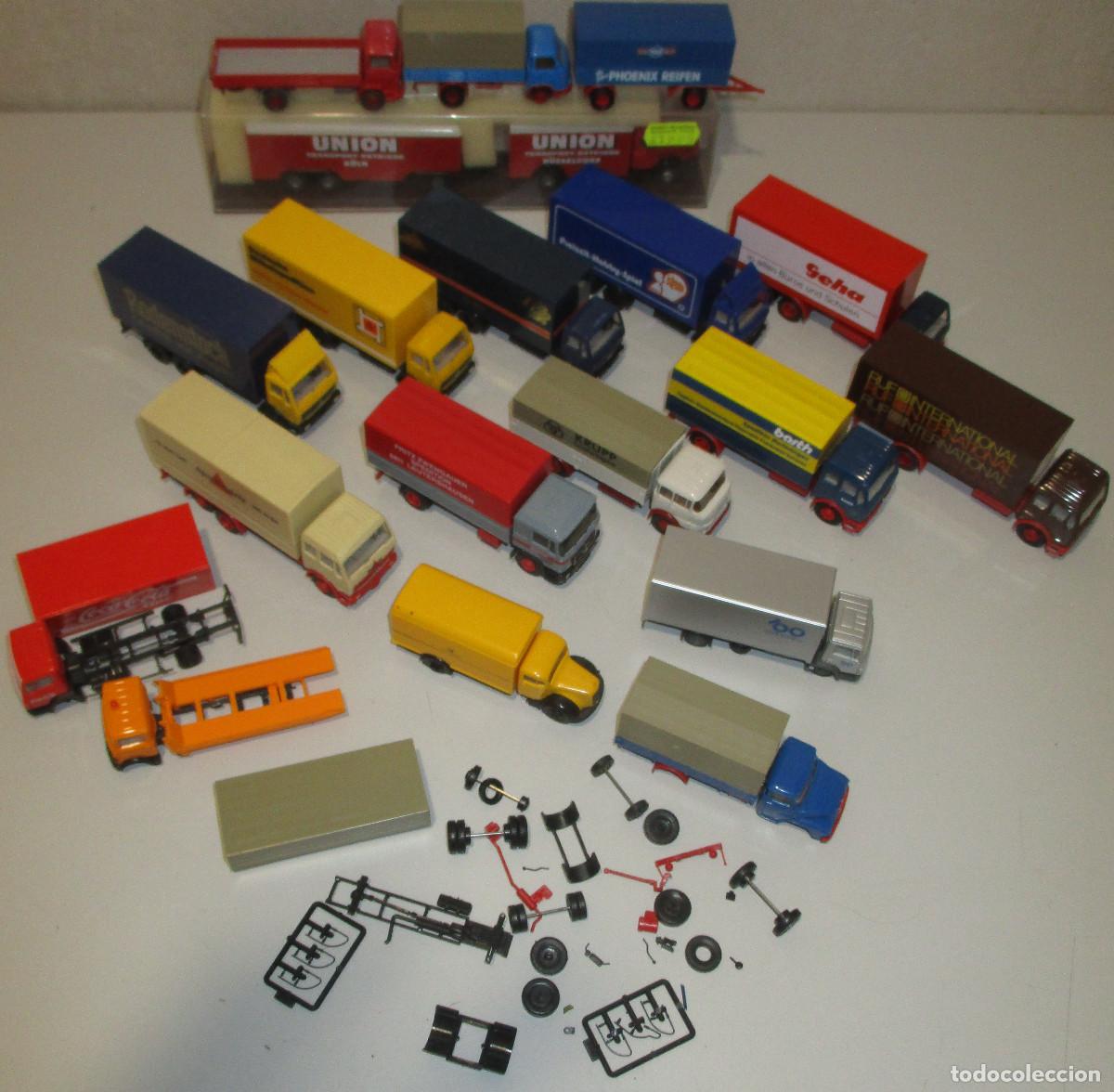 Coches a escala: Lote camiones HERPA y BREKINA H0 1:87