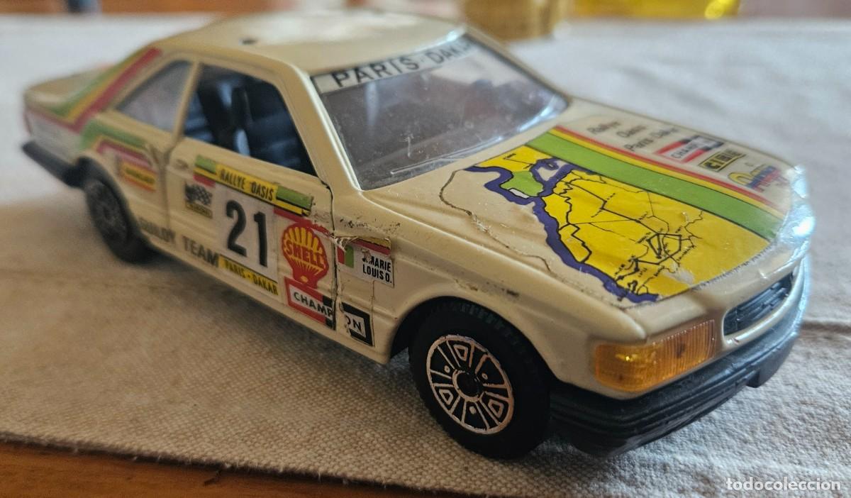 Coches a escala: GUILOY Mercedes 500 SEC - Rallye Oasis Paris Dakar - finales de los 80 met&aacute;lico