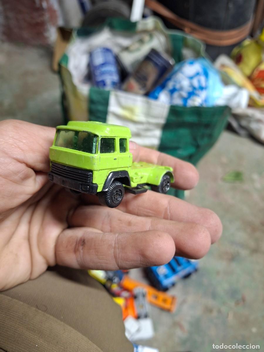 Coches a escala: Antiguo coche de juguete escala miniatura cami&oacute;n Magirus Deutz Guisval