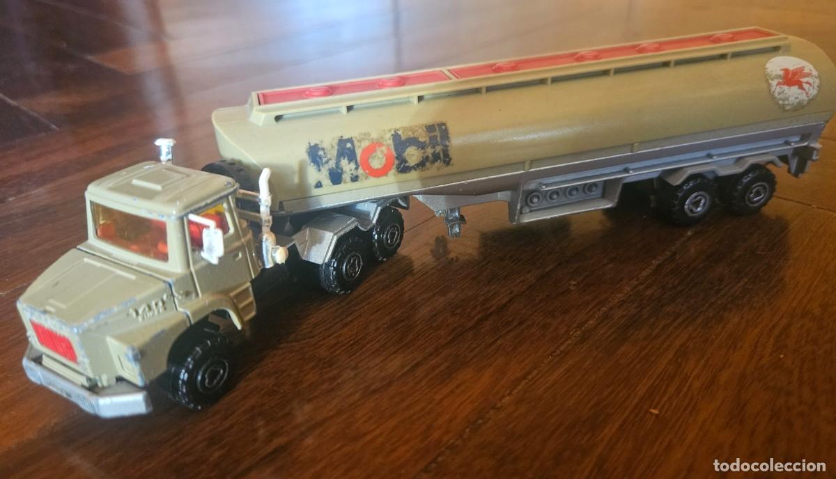 Coches a escala: Majorette Camion Scania 140 cisterna tank truck Mobil Serie 3000 n 3040 1/60 1:60 raro dificil 1980s