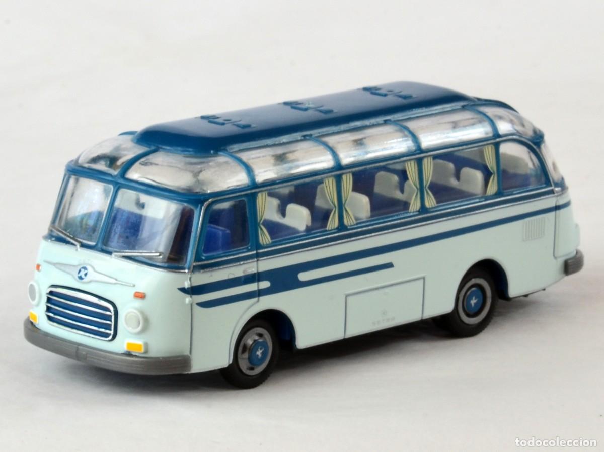 Coches a escala: Brekina 1:87 H0 Autocar K&auml;ssbohrer-Setra S6 Impecable con Caja