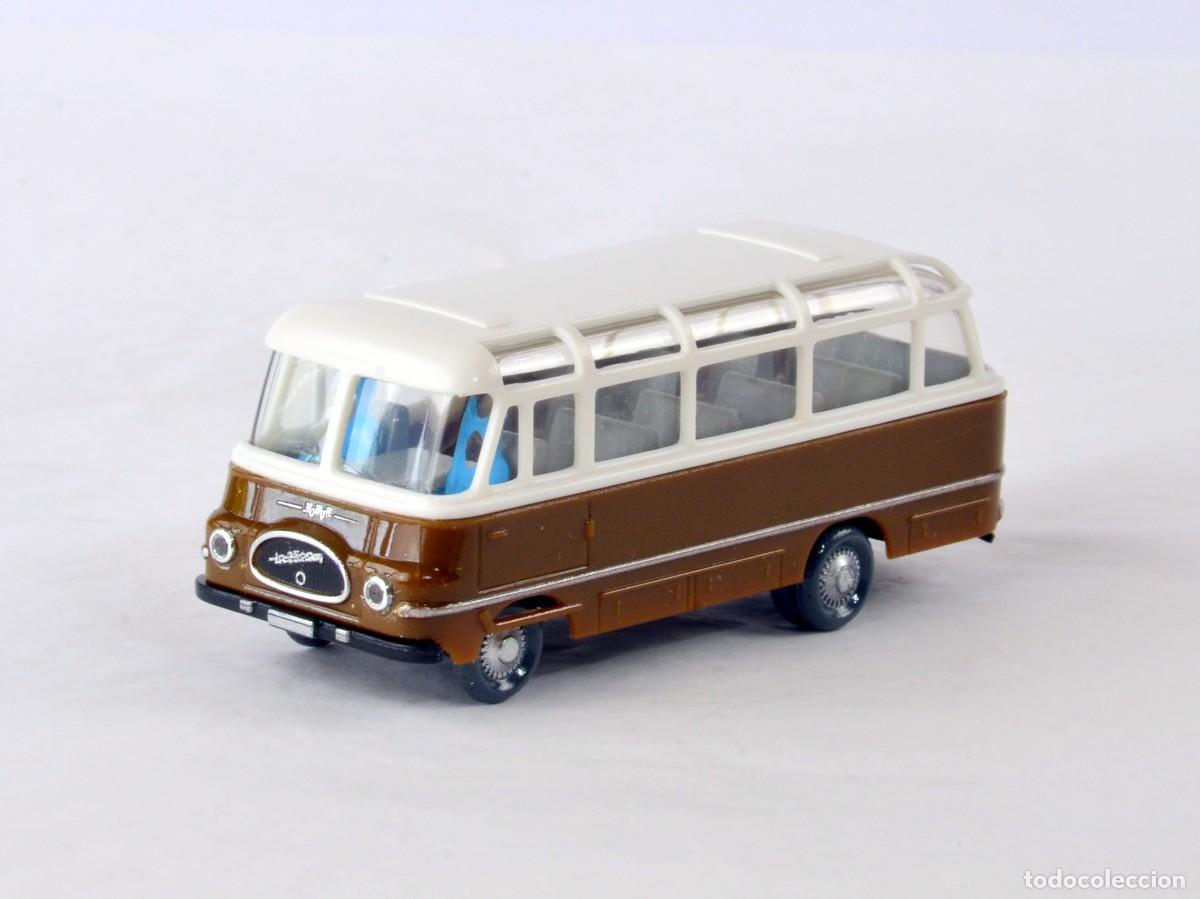 Coches a escala: Espewe Replika 1:87 H0 Autob&uacute;s Robur F10 Marr&oacute;n Impecable con Caja