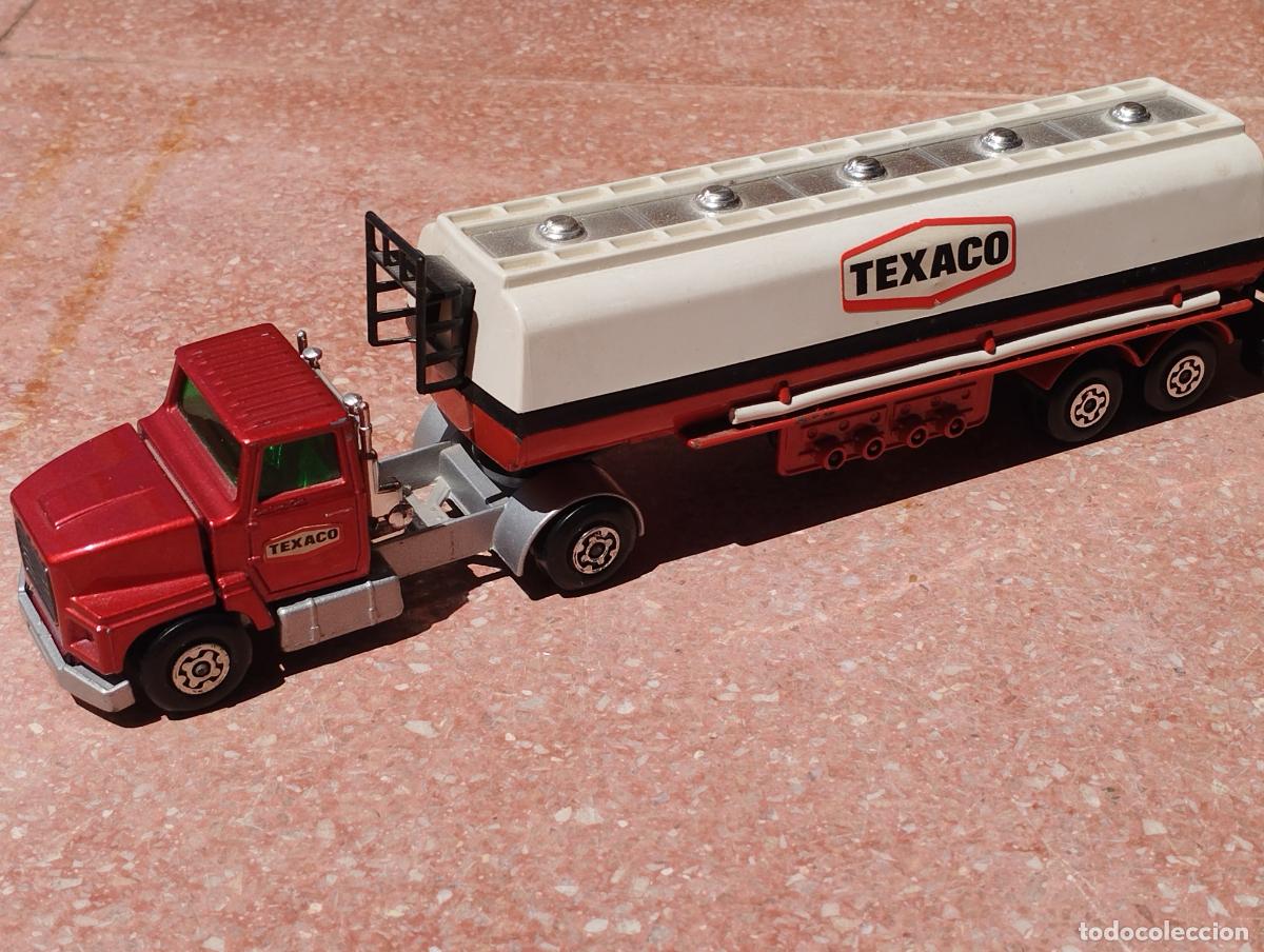 Coches a escala: CAMION TRAILER FORD LTS PETROL TANKER TEXACO MATCHBOX KING SIZE K-16 PRIMERA SERIE