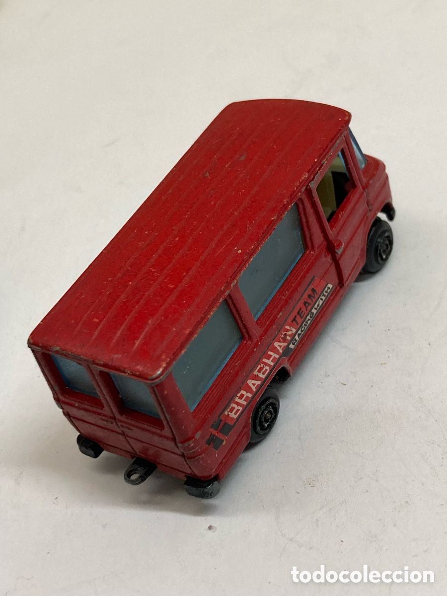 Coches a escala: Miniatura furgoneta de juguete Mercedes-Benz L406 a escala, fabricada por la marca espa&ntilde;ola Guisval