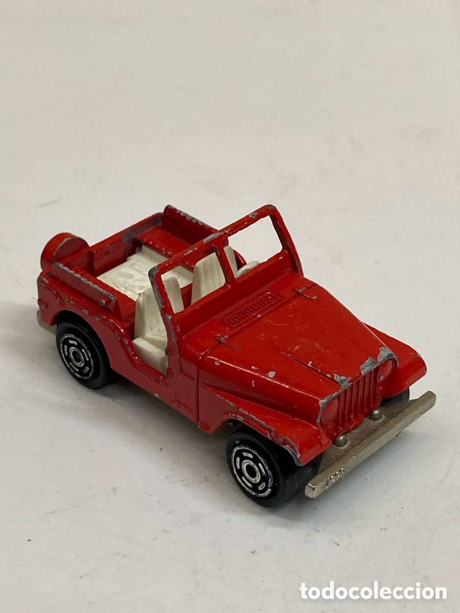 Coches a escala: Miniatura coche de juguete Majorette modelo Jeep CJ-7,