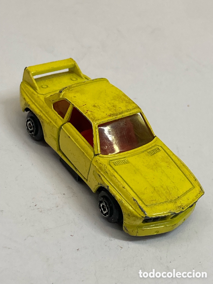 Coches a escala: Miniatura coche de juguete Guisval BMW 3.3 CSL amarillo de los a&ntilde;os 80