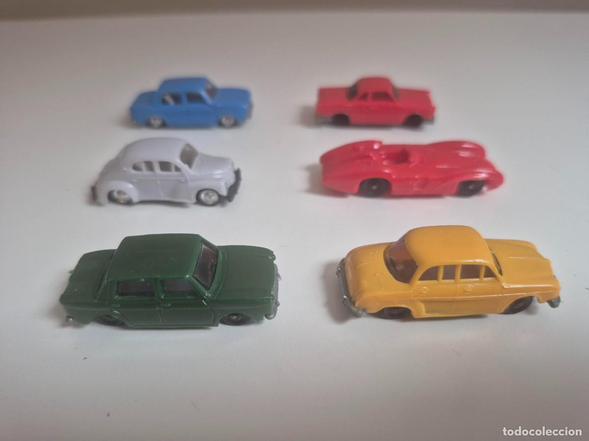 Coches a escala: 1/87 EKO ORIGINAL LIQUIDACION 6 COCHES RENAULT DAUPHINE 4CV R8 8 BMW 700 MERCEDES BENZ HO 1:87