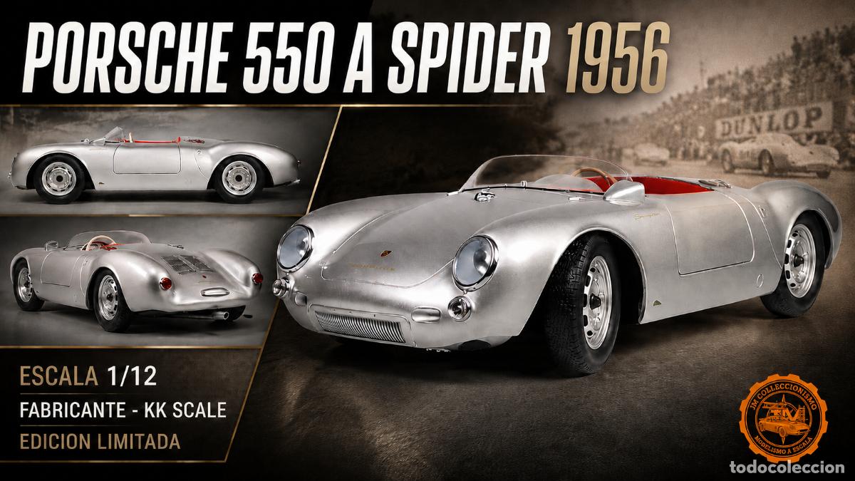Coches a escala: Porsche 550 A Spider 1956