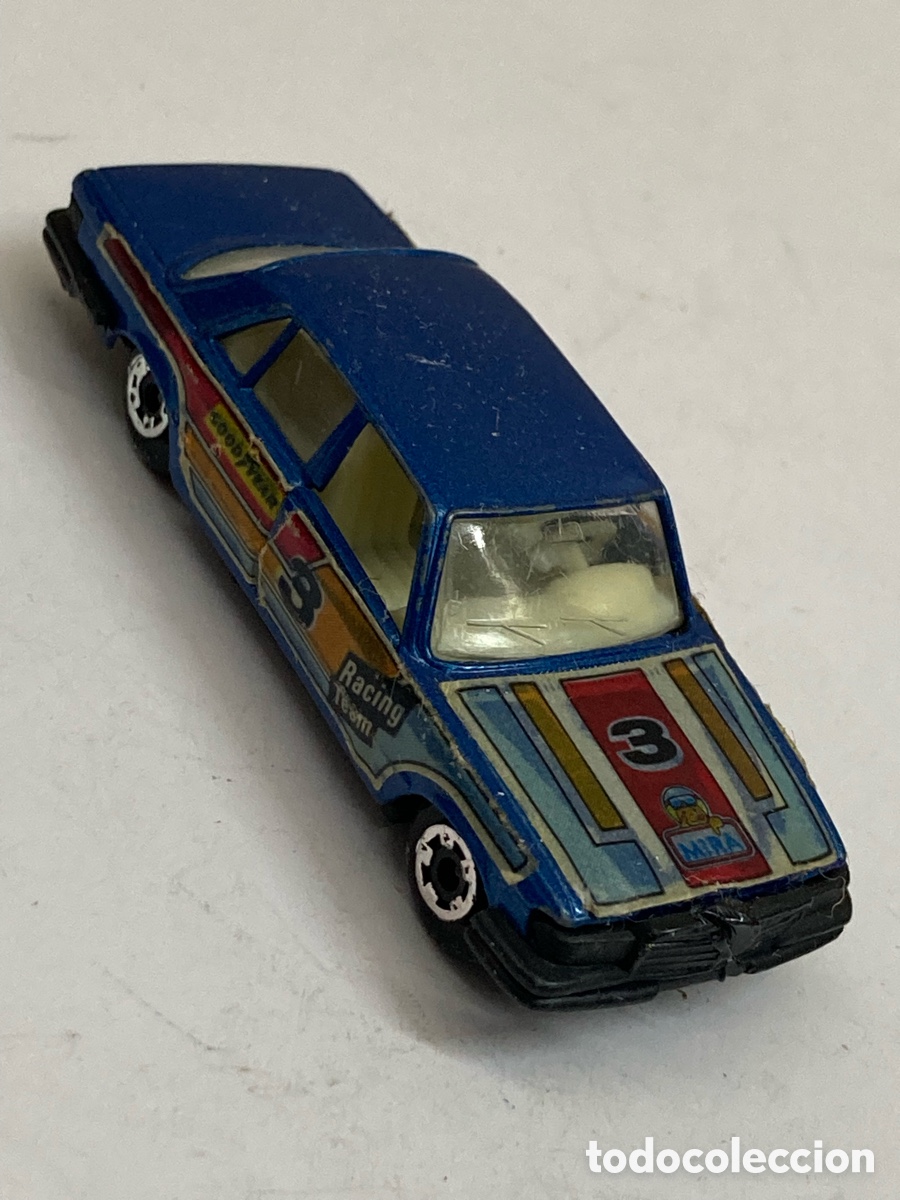 Coches a escala: miniatura Mira modelo Mercedes-Benz 450 SEL con decoraci&oacute;n de rally