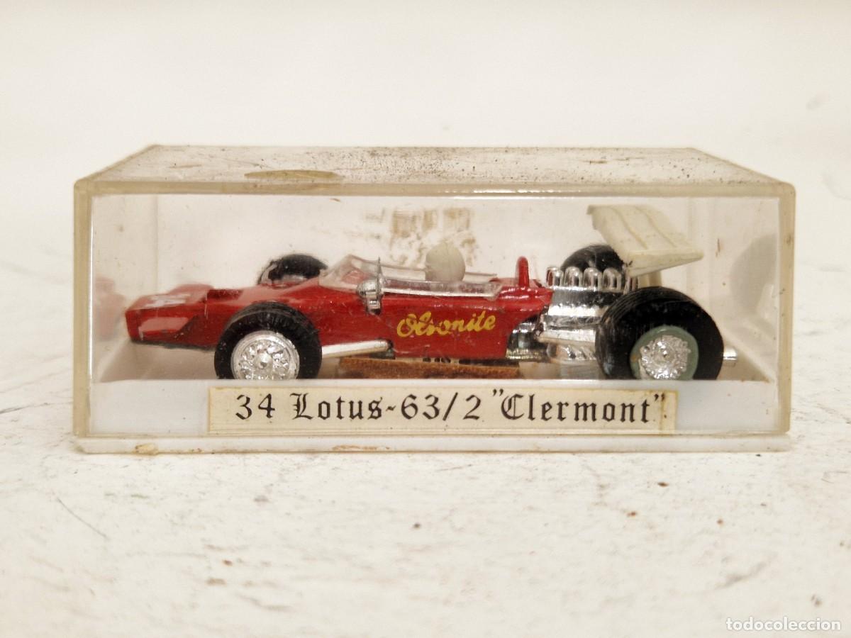 Model Cars: COCHE F&Oacute;RMULA 1 LOTUS 63/2 GUISVAL FABRICADO EN ESPA&Ntilde;A EN URNA ORIGINAL