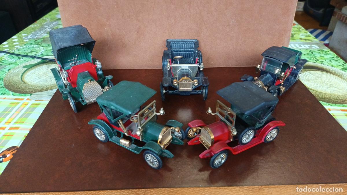 Coches a escala: LOTE 5 COCHES NACORAL REF. 1007 (2), 1008, 1101, 1102, OPEL MERCEDES FORD T,
