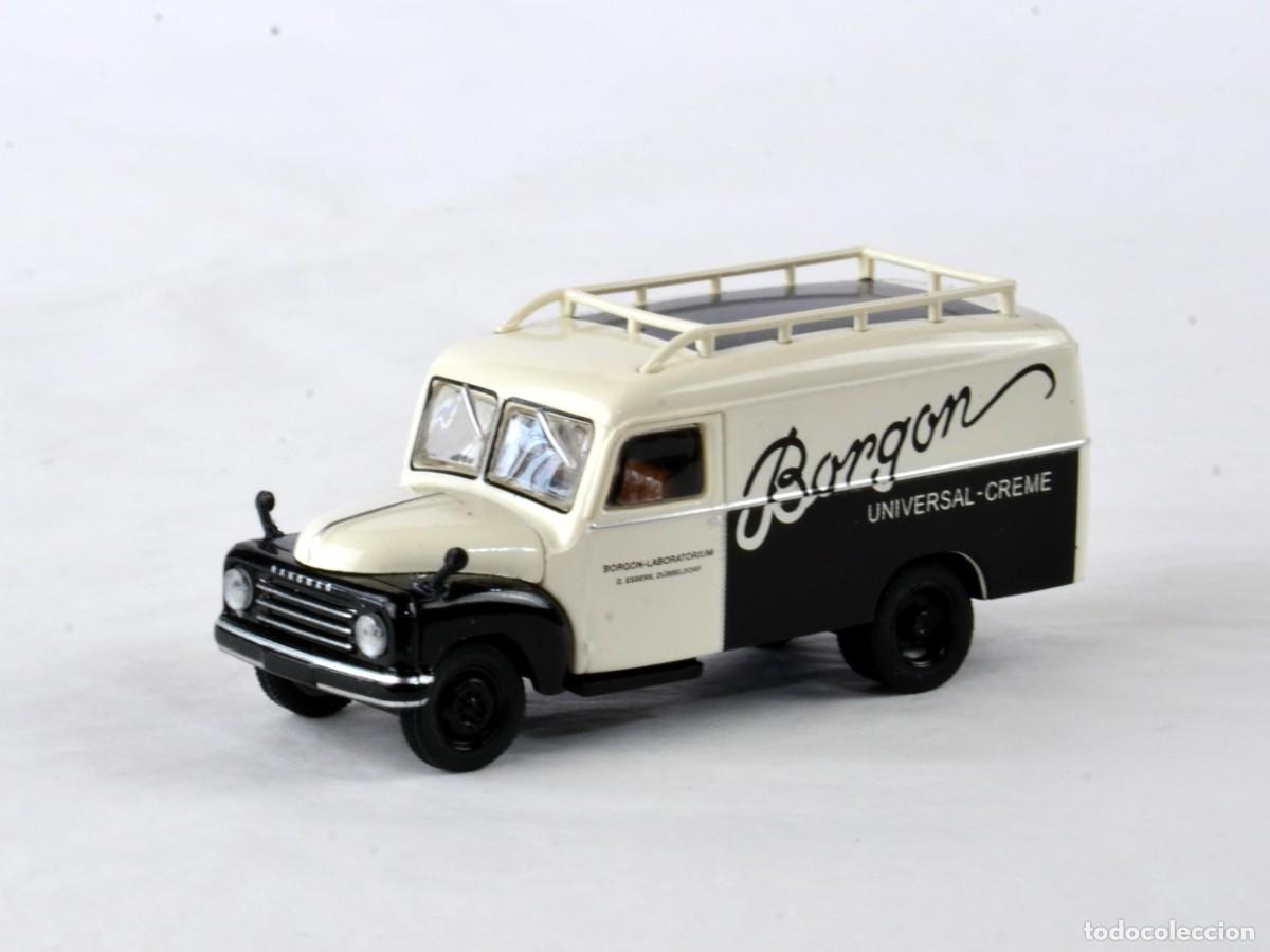 Coches a escala: Brekina Starline Escala 1:87 H0 Cami&oacute;n Hanomag L28 Borgon Impecable con Caja