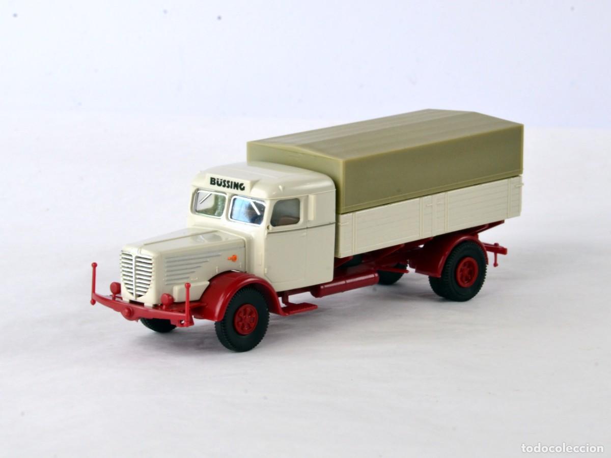 Coches a escala: Brekina Escala 1:87 H0 Cami&oacute;n B&uuml;ssing 8000 Cabina Dormitorio Impecable con Caja