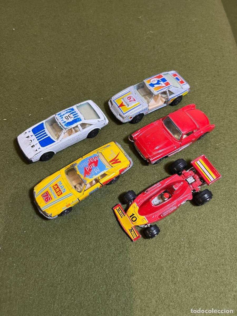Model Cars: Lote 5 coches miniatura Yatming y MC Toy Made in China diecast vintage a&ntilde;os 80 Ford Thunderbird Plym
