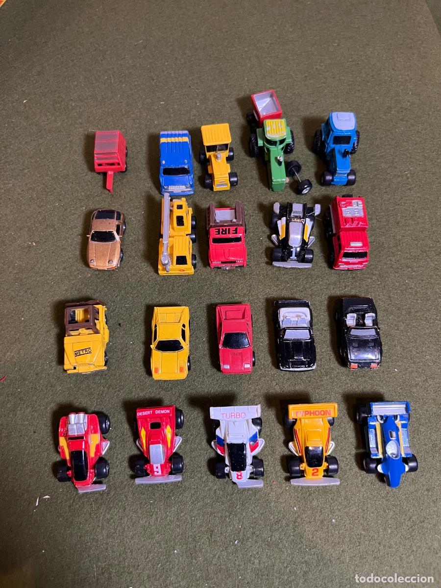 Coches a escala: Lote Micro Machines Galoob originales a&ntilde;os 80 y 90 coches camiones tractores maquinaria y buggies mi