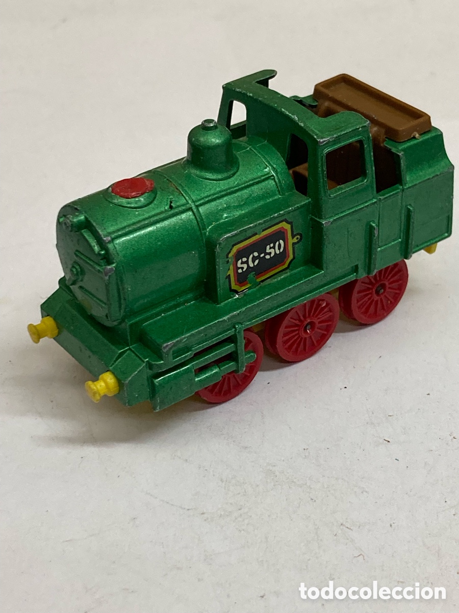 Coches a escala: locomotora de juguete vintage de la marca espa&ntilde;ola Guisval, modelo SC-50