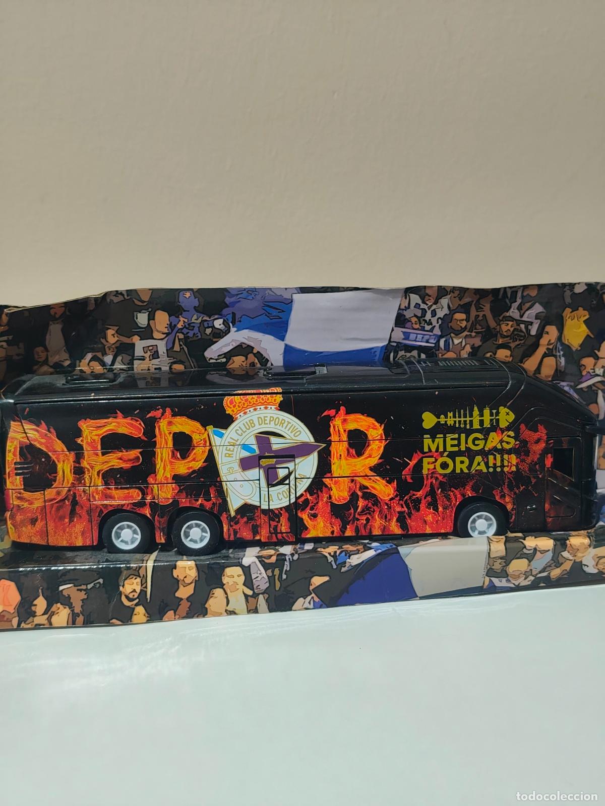 Coches a escala: Bus autob&uacute;s DEPOR REAL CLUB DEPORTIVO CORU&Ntilde;A MEIGAS FORA