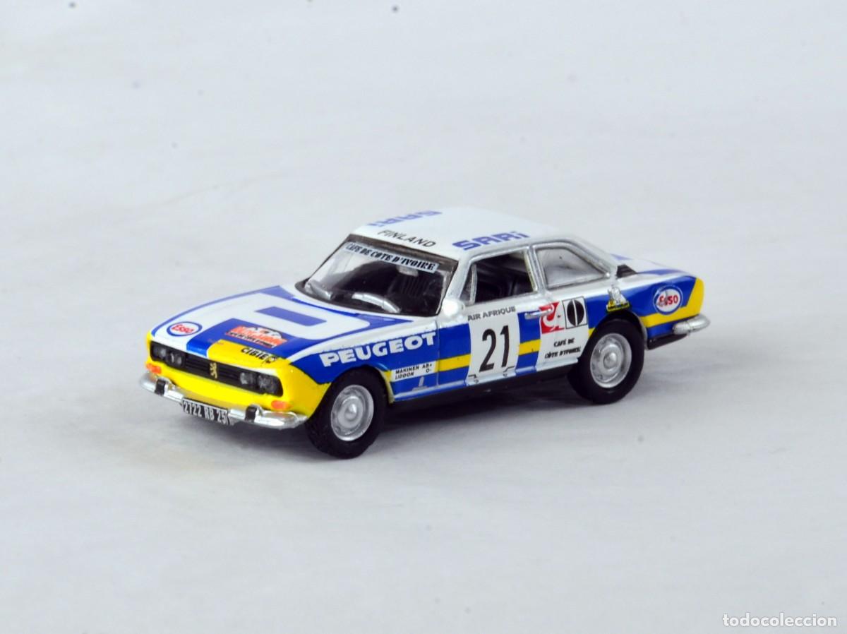 Coches a escala: Norev Escala 1:87 H0 Peugeot 504 Coup&eacute; Rallye du Bandama 1976 Impecable con Caja
