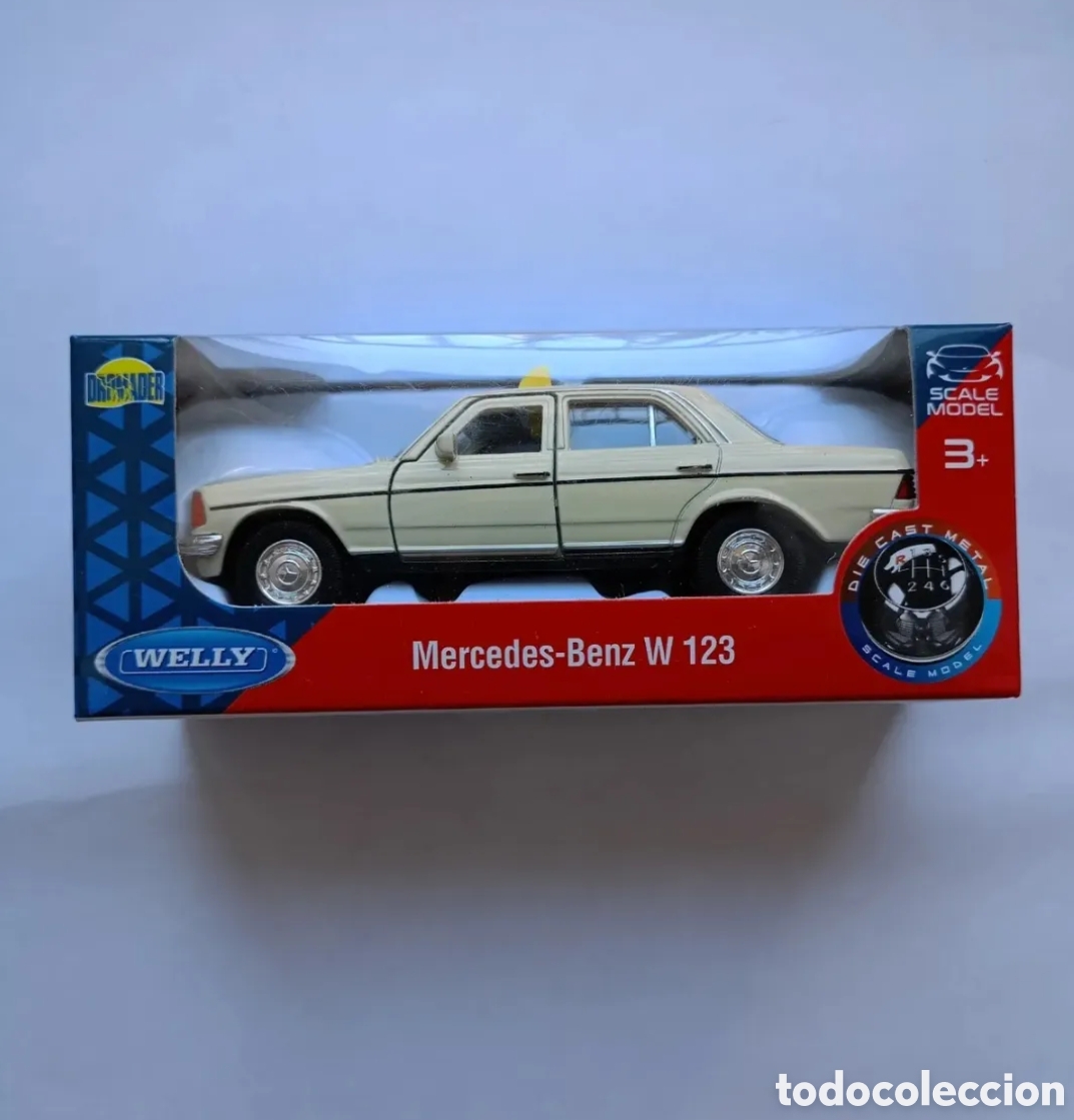 Model Cars: Mercedes Benz W 123 taxi Welly