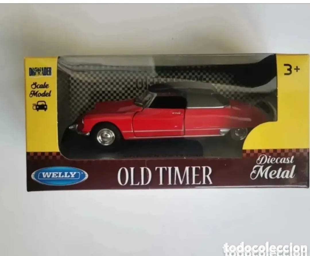 Model Cars: Citro&euml;n DS 19 cabriolet 1/34 Welly