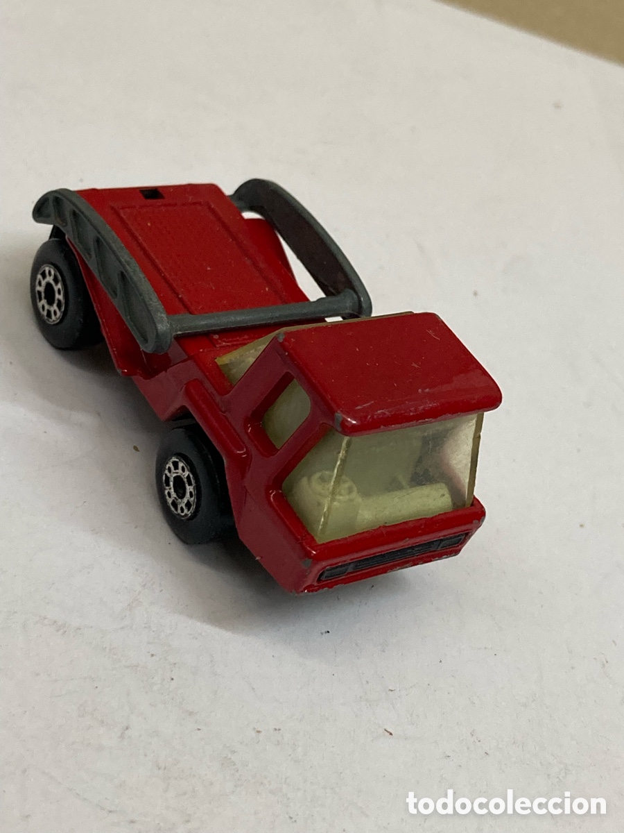 Coches a escala: cami&oacute;n volquete Lesney Matchbox Superfast No. 37 &rdquo;Skip Truck&rdquo; 1976