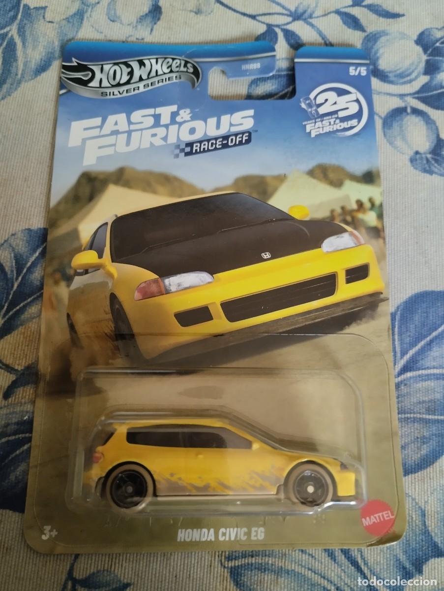 Model Cars: Hot wheels fast furious honda civic eg