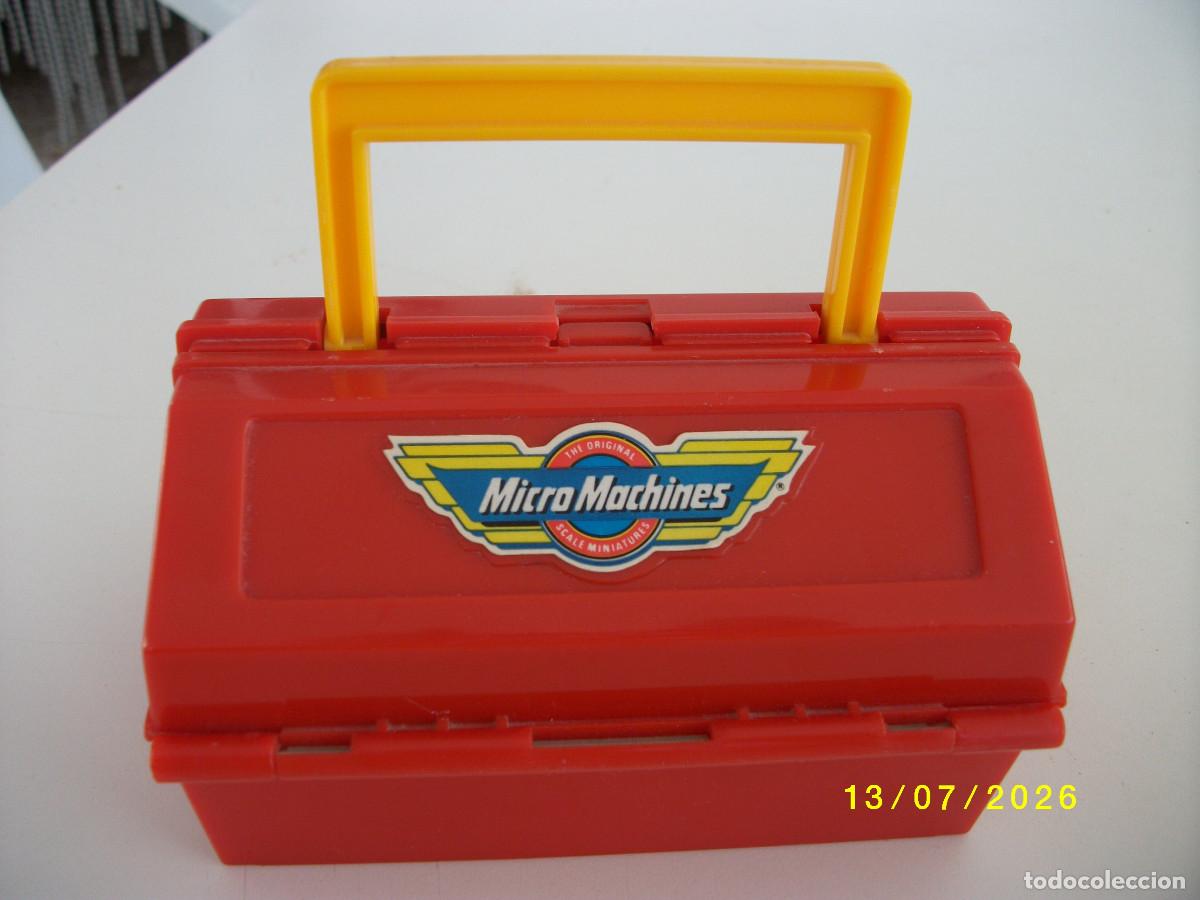 Modellautos: MALETIN MICRO MACHINES CON DOS COCHES Y REPUESTO