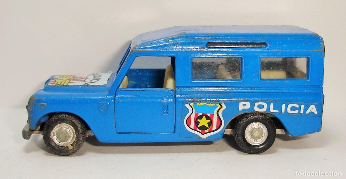 Coches a escala: LAND ROVER POLICIA MINIATURAS MIRA LOTE 225 TIPO MATCHBOX MAJORETTE HOT WHEELS