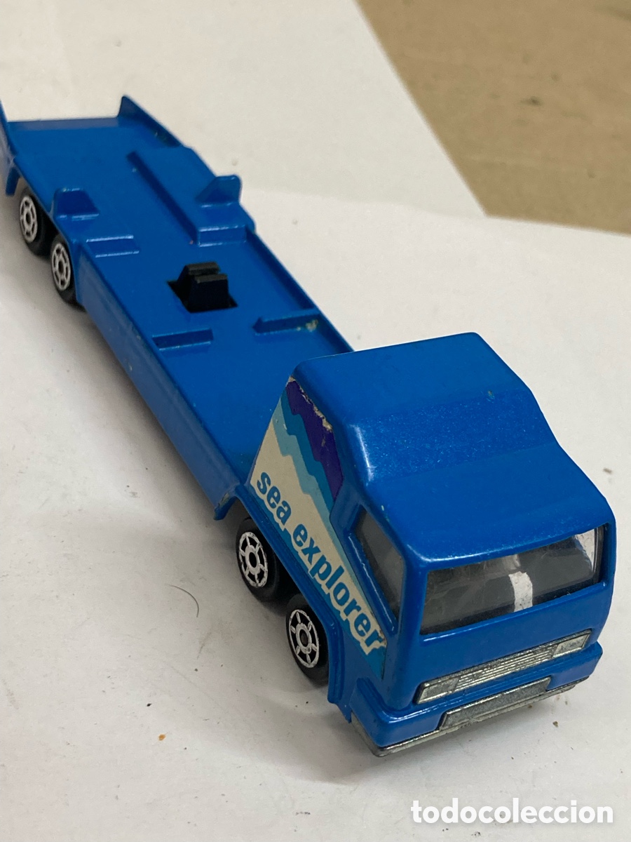 Coches a escala: transportador Majorette modelo &rdquo;Sea Explorer&rdquo; de los a&ntilde;os 70 u 80