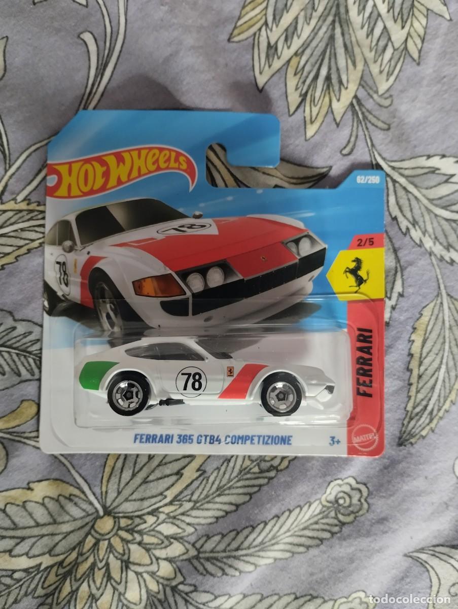 Coches a escala: Hot wheels Ferrari 365 gtb4 competizione
