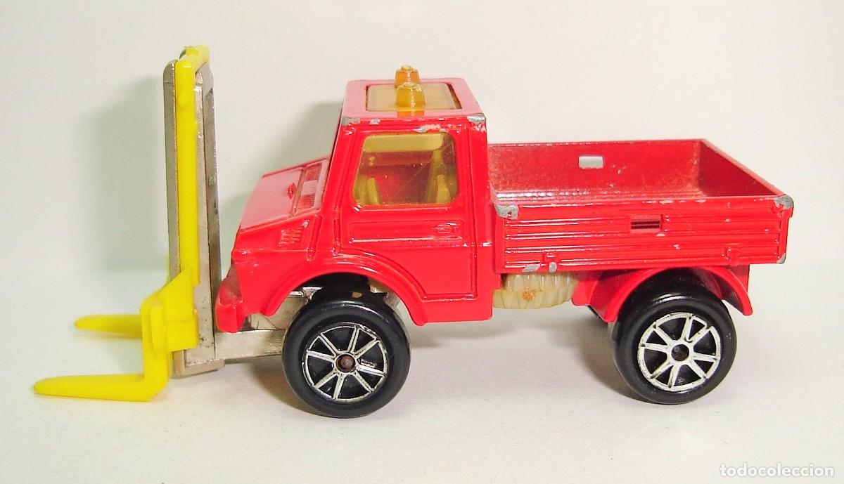 Coches a escala: CAMION MERCEDES UNIMOG MAJORETTE ESCALA 1:82 LOTE 238