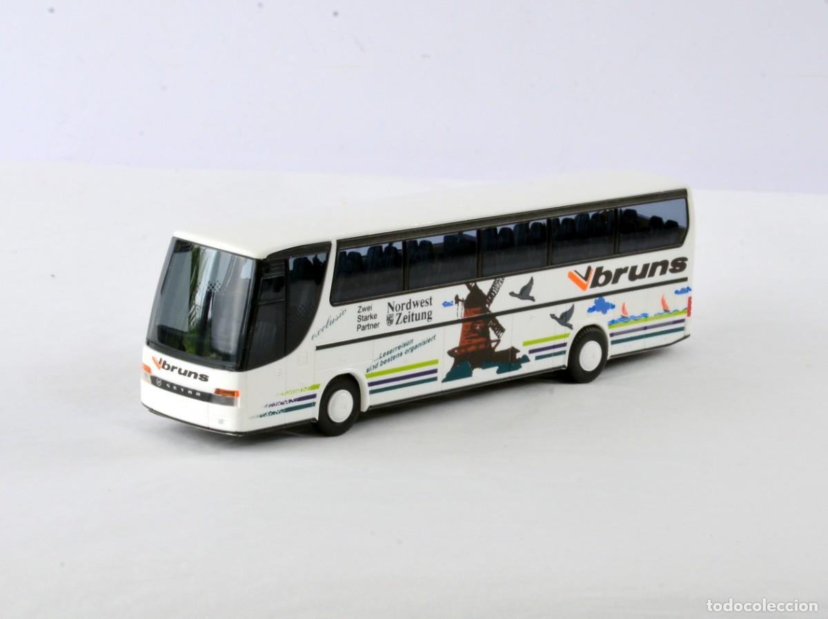 Coches a escala: Rietze Exclusiv Escala 1:87 H0 Autocar Setra S315HD Bruns Impecable con Caja