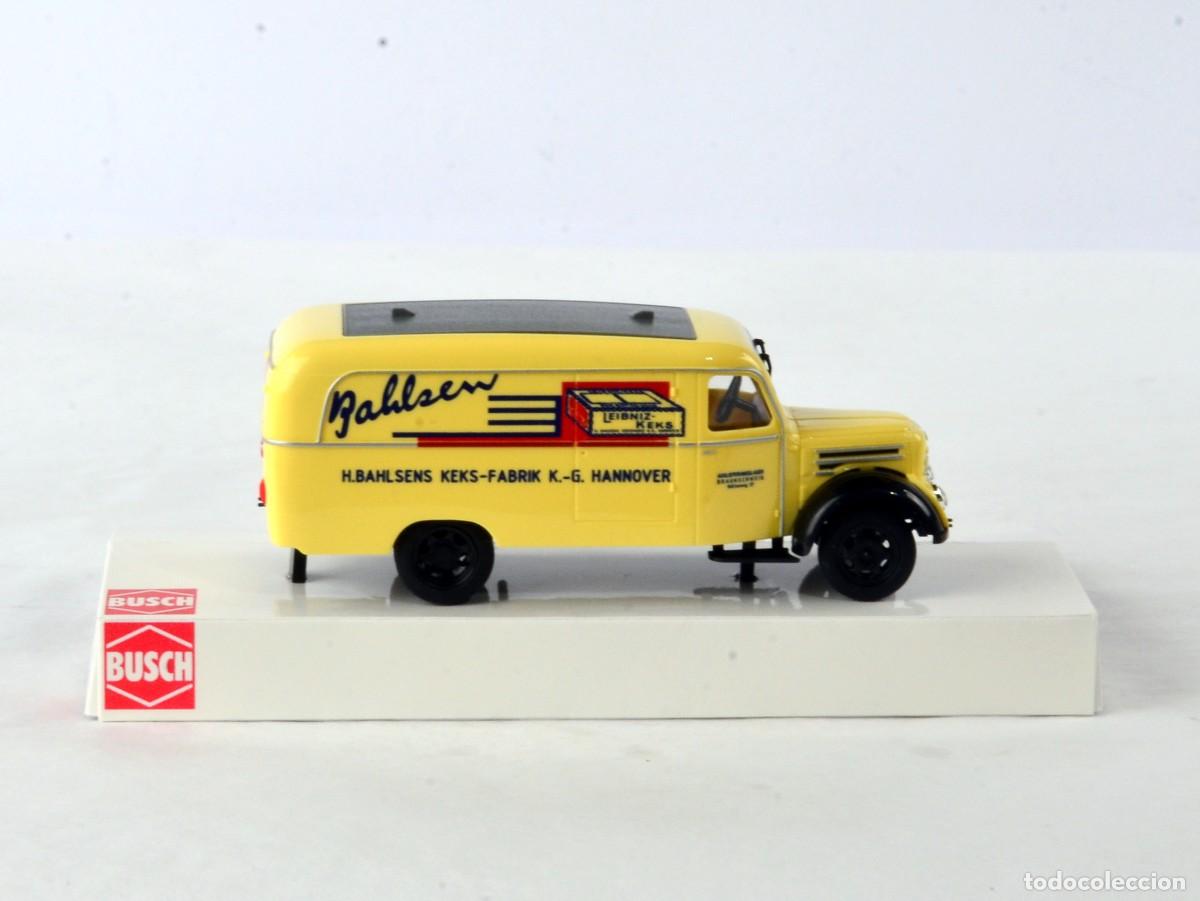 Coches a escala: Busch Escala 1:87 H0 Robur Garant K30 Balsen Impecable con Caja