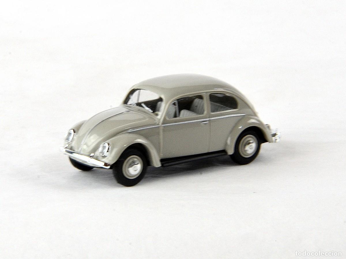 Coches a escala: Busch Escala 1:87 H0 Volkswagen 1200 Oval Gris Impecable con Caja