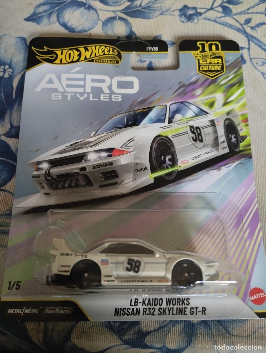 Coches a escala: Hot wheels premium Nissan Skyline R32 gtr lb kaido House